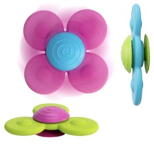 Fat Brain Toys Whirly Squigz - 3 suction cup spinners